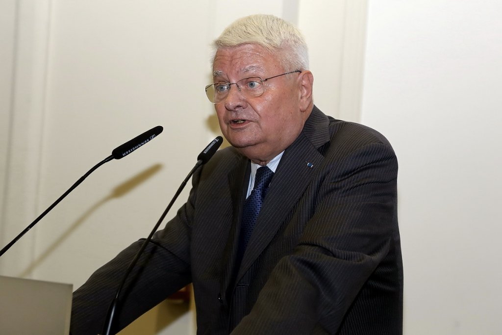 Hervé Ladsous, diplomate français, était l'invité de la Conférence du Gouverneur (Photo Robert Poulain)