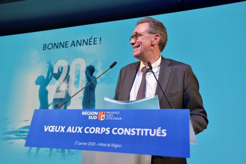 Renaud Muselier a présenté ses voeux aux corps constitués ©Florent-Gardin