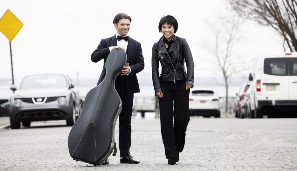 Gautier Capuçon et Yuja Wang. CD Chopin/Franck. Erato. © Michael Sharkey