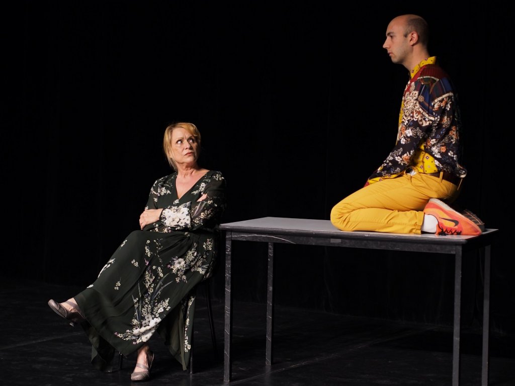 Jean-Baptiste Alfonsi et Marie-Line Rossetti, prodigieux dans "Mère et fils". (Photo Candice Nguyen)