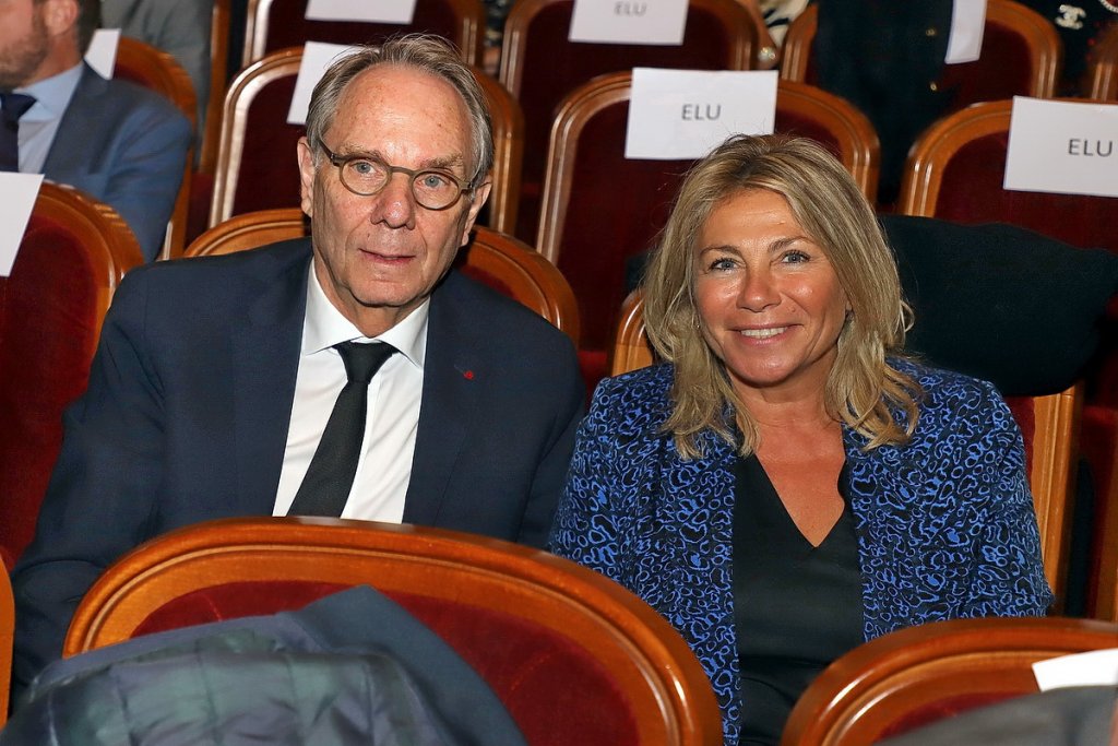 Yvon Berland candidat LREM à la mairie de Marseille et Caroline Pozmentier Sportich avec laquelle il forme le binôme tête de liste dans les 6/8 (Photo Robert Poulain)