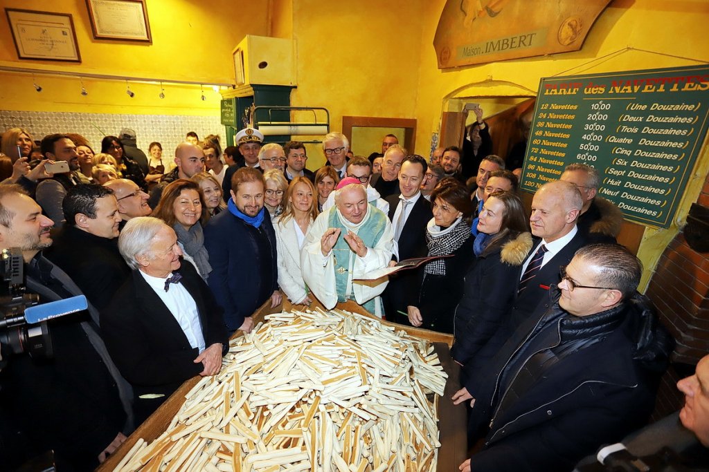 La fameuse bénédiction des navettes pour la douceur (Photo Robert Poulain)