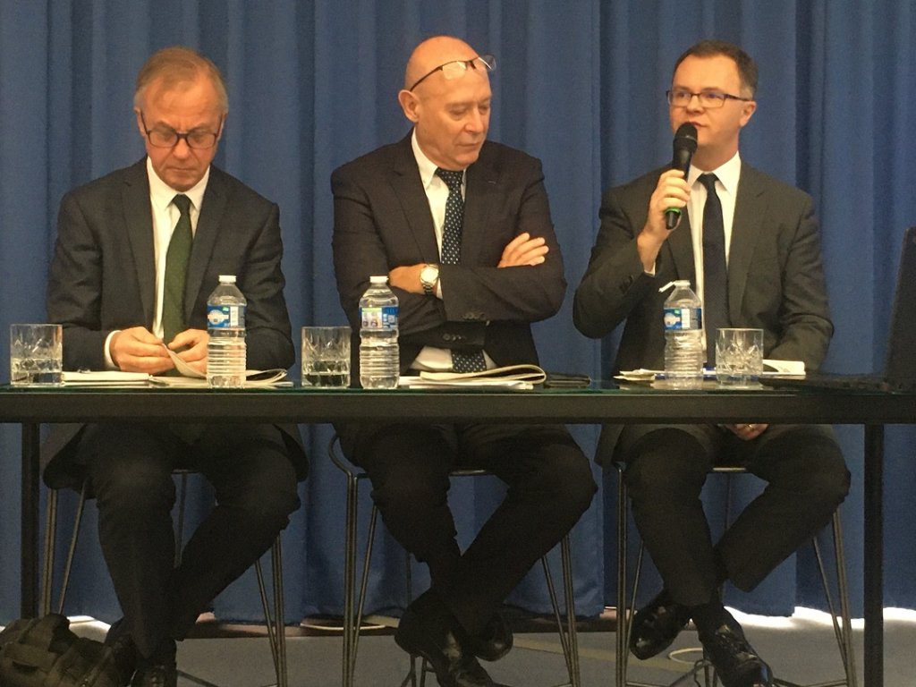 Jean-Paul Ourliac, Philippe Bernand, Julien Boullay ont présenté le bilan 2019 de l'Aéroport Marseille Provence (Photo AMP))