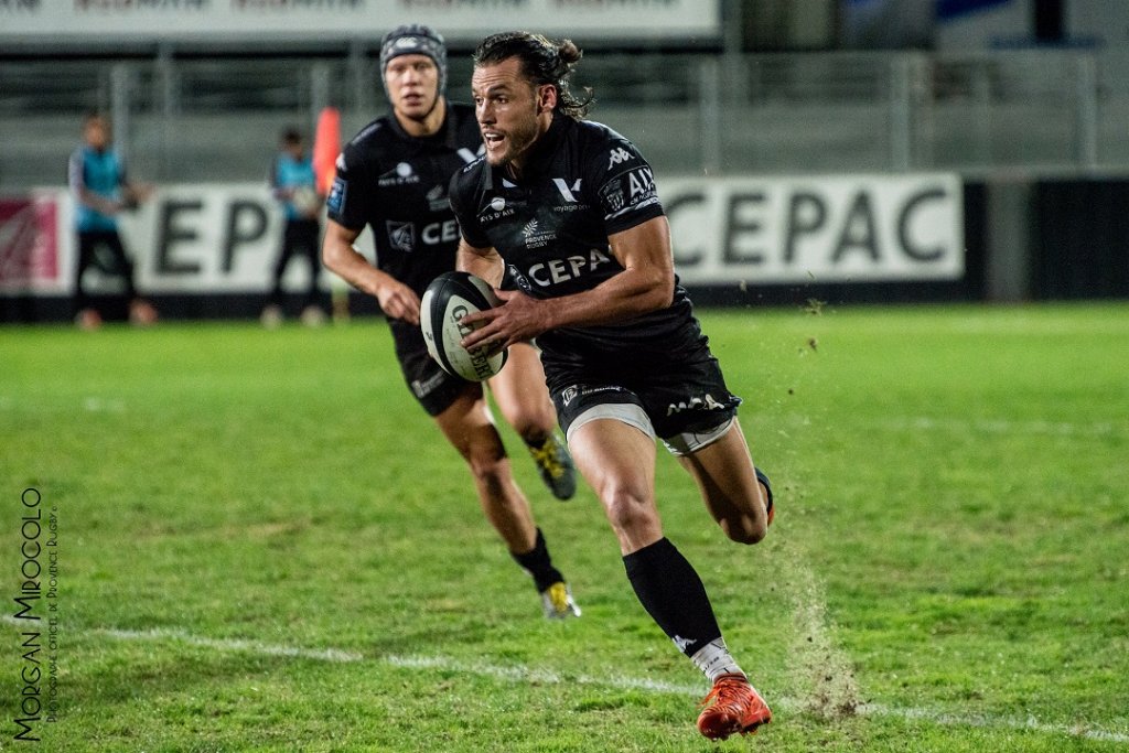 Auteur d’un essai vendredi dernier à Valence, Thibault Zambelli aimerait bien récidiver, voire mieux, face à Aurillac. Photo Morgan Miracoli.