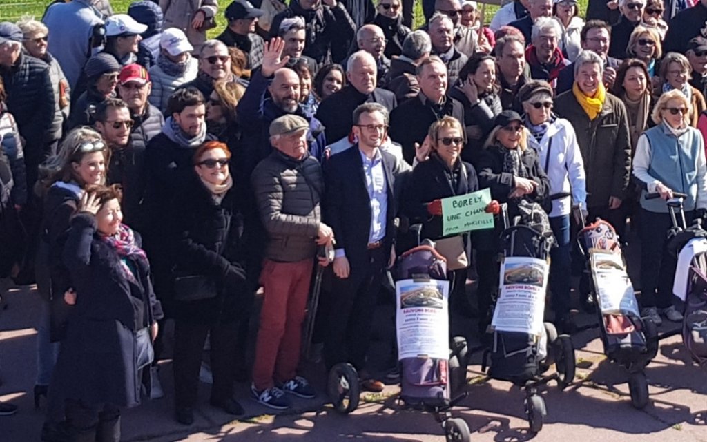 Levée de bouclier de Marseillaises et Marseillais contre le projet d'extension du parc Borély (Photo D.B.)