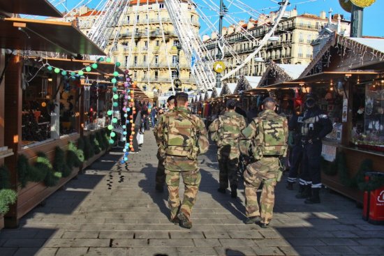 Militaires déployés dans le cadre de l'opération Sentinelle (Photo archive Robert Poulain)