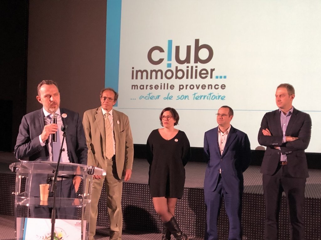 Jérome Dentz l'un des co-présidents du Club de l'immobilier Marseille Provence (Photo Mireille Bianciotto)