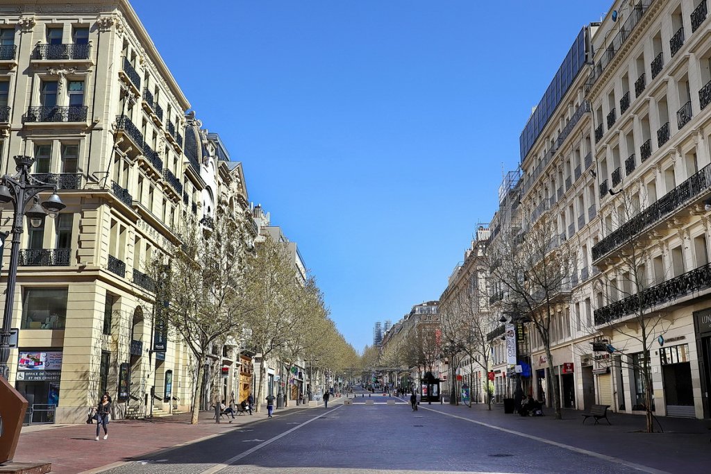 La Canebière sera désinfectée ce samedi 28 mars (Photo Robert Poulain)