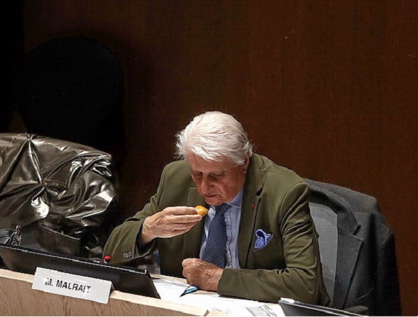 André Malrait doyen du conseil municipal de Marseille (Photo Robert Poulain)