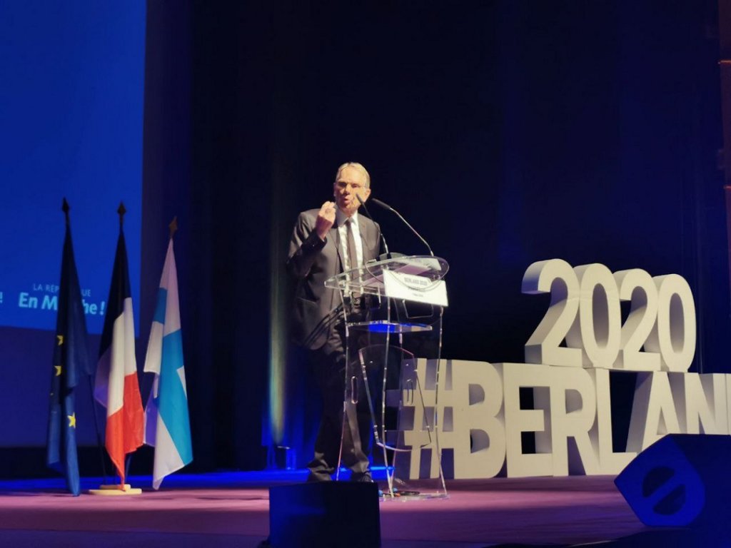 Yvon Berland candidat LREM à la mairie de Marseille (Photo B.A.)