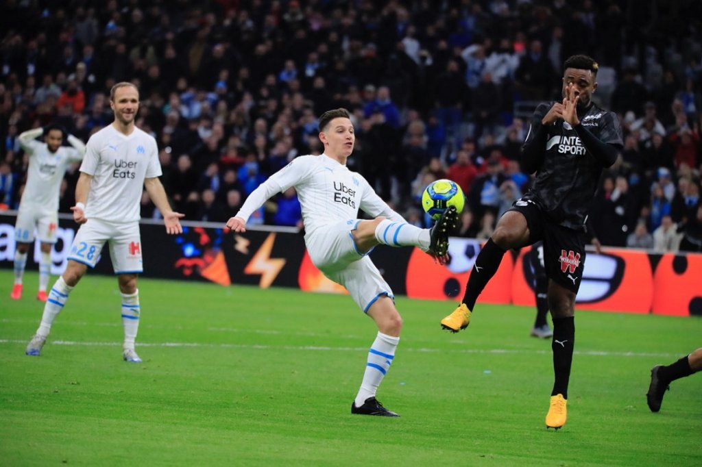 Florian Thauvin contrôle son premier ballon depuis septembre 2019 (Photo Guillaume Ruoppolo/Wallis.fr)