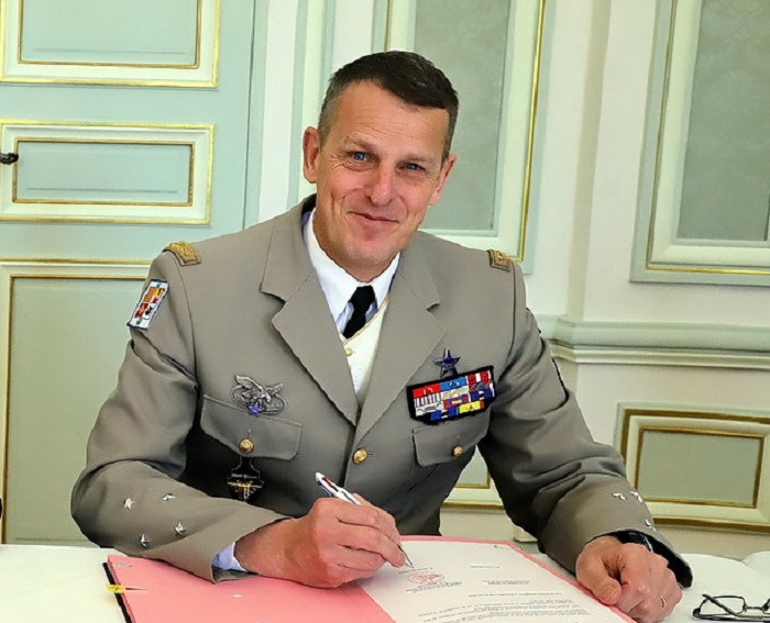 Le général de corps d’armée Benoît Houssay, officier général de la zone de défense et de sécurité Sud (Photo Robert Poulain)