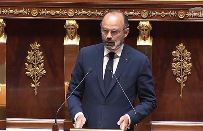 Édouard Philippe a présenté, ce mardi 28 avril, un plan de déconfinement en mode progressif à l’Assemblée nationale (Photo capture d'écran)