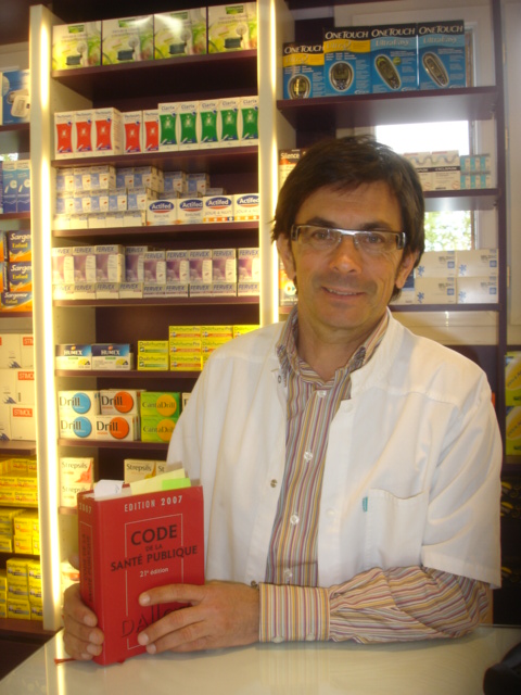 Stéphane Pichon, le président du conseil de l'Ordre des pharmaciens de la région Paca-Corse (Photo B.A.)