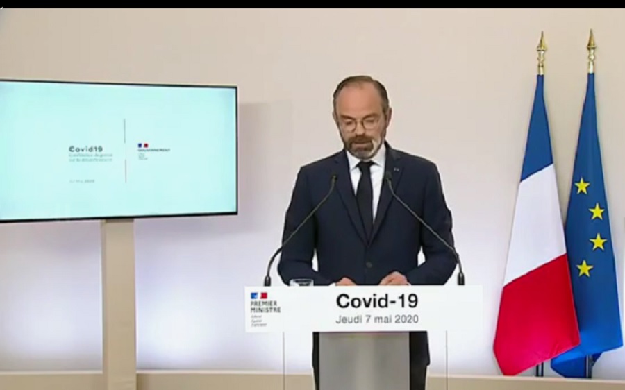 Édouard Philippe vient de présenter le plan de préparation du déconfinement du 11 mai (Photo capture d'écran)