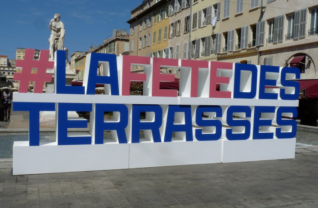 Les terrasses de Provence-Alpes-Côte d'Azur seront en fête ce mercredi 1er juillet à partir de 18 heures (Photo Patricia Maillé-Caire)