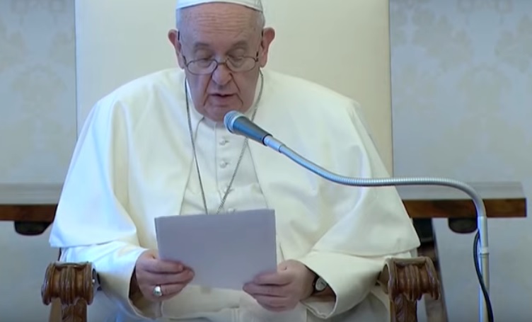 Le Pape François s’est exprimé sur les protestations en cours aux États-Unis après la mort de George Floyd (Photo capture d'écran)