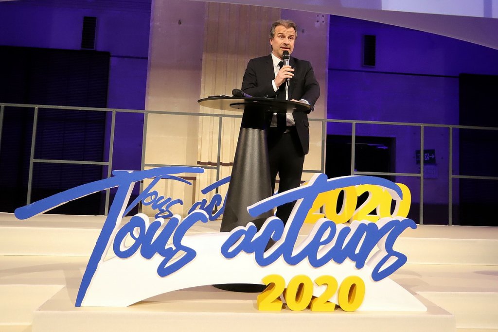 Jean-Luc Chauvin, président de la CCIAMP lors de la présentation de "Tous Acteurs" (Photo archive Robert Poulain)