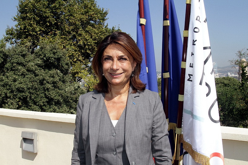 Martine Vassal, candidate LR à la mairie de Marseille (Photo Robert Poulain)