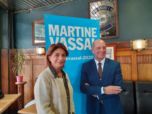 Le Général David Galtier aux côtés de Martine Vassal (Photo archive Mireille Bianciotto)