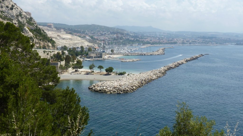 Vue sur la plage de Corbières (Photo archives Destimed/ Patricia Maillé-Caire)