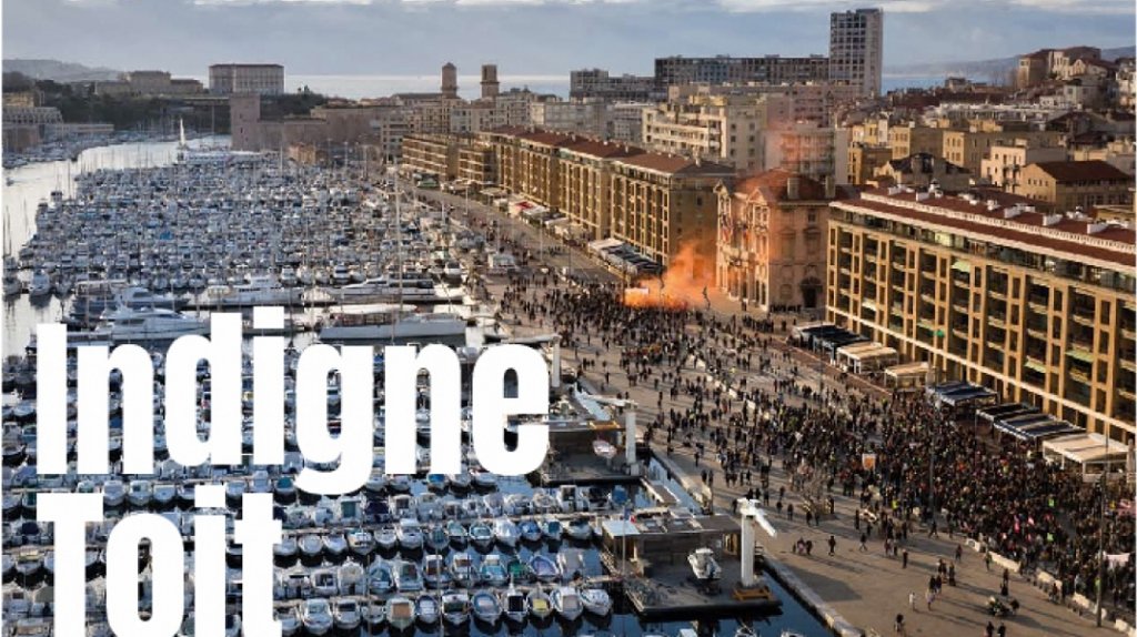 De centaines de manifestants défilent jusqu’à la mairie de Marseille pour dénoncer l'habitat indigne © Anthony Micallef