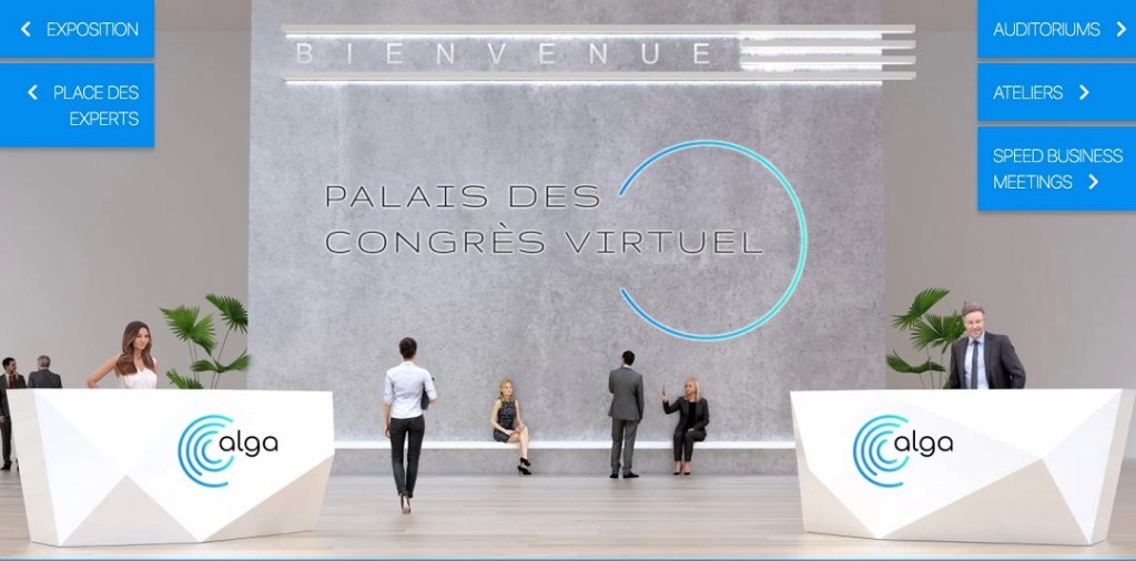 Entrée du Palais des congrès Alga © AOS