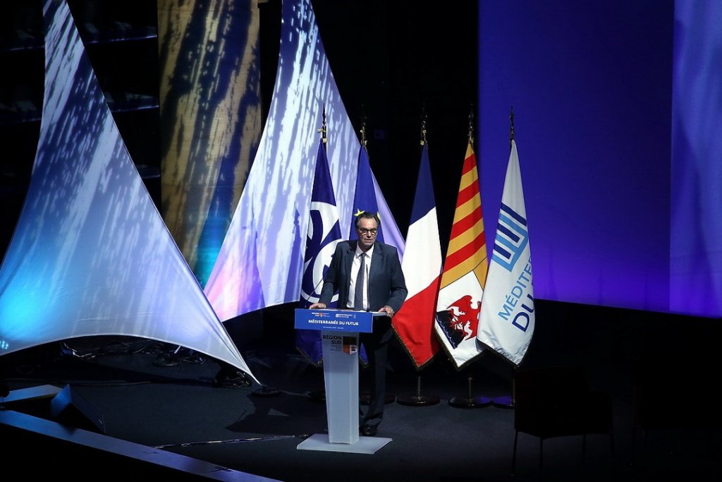 Renaud Muselier, président de la région Sud ouvrira ce mardi 1er décembre l'Acte IV de la Méditerranée du Futur (Photo archives Destimed/R.P.)