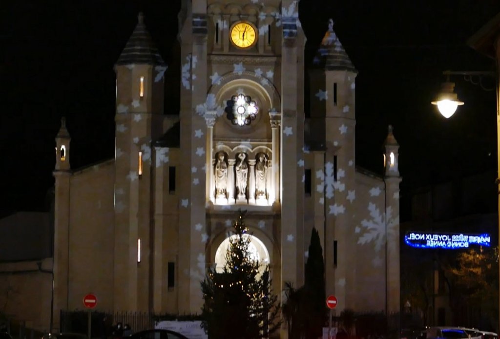 L’Église Saint-Barnabé mise en lumière ©LuronCommunication