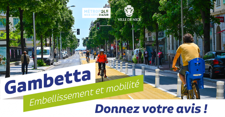 Concertation pour la requalification du boulevard Gambetta © Ville de Nice