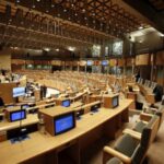 L'hémicycle de l'Hôtel de région Provence-Alpes-Côte d'azur à Marseille (Photo archives Destimed/R.P.)