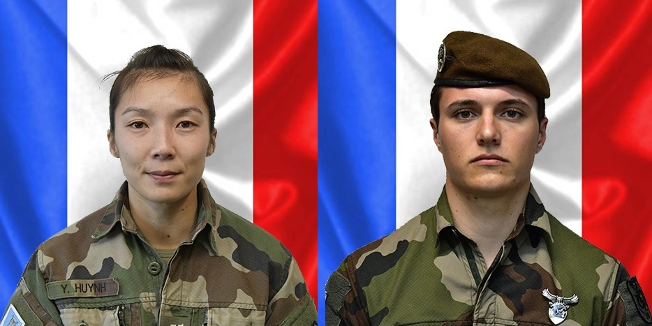 Le sergent Yvonne Huynh et le brigadier Loïc Risser © Armée de Terre 2020