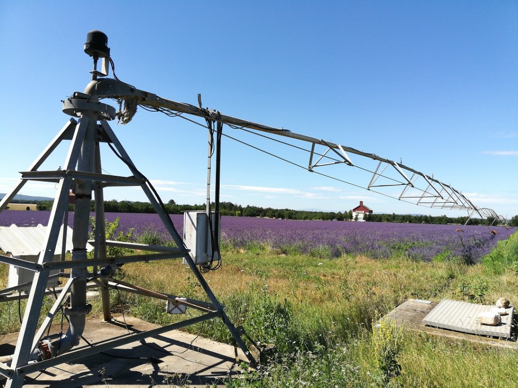 Irrigation du plateau de Valensole ©SCP