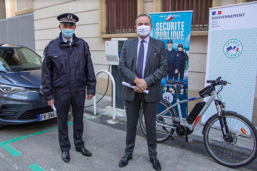 Le Préfet Evence Richard en visite à l'Hôtel de Police de Toulon © G.Carvoyeur