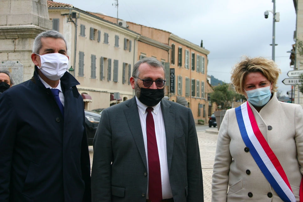 Joël Giraud en visite à Saint-Maximim ©Presse Agence