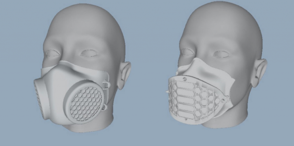 Mimesis, le masque de protection réalisé sur-mesure ©anatomask.com