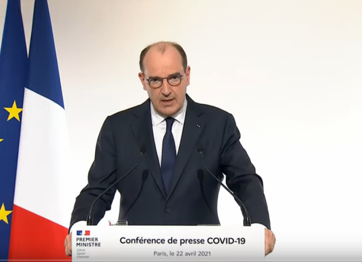 Le chef du gouvernement ,Jean Castex est intervenu ce jeudi en conférence de presse pour évoquer la situation sanitaire (Photo capture d'écran)