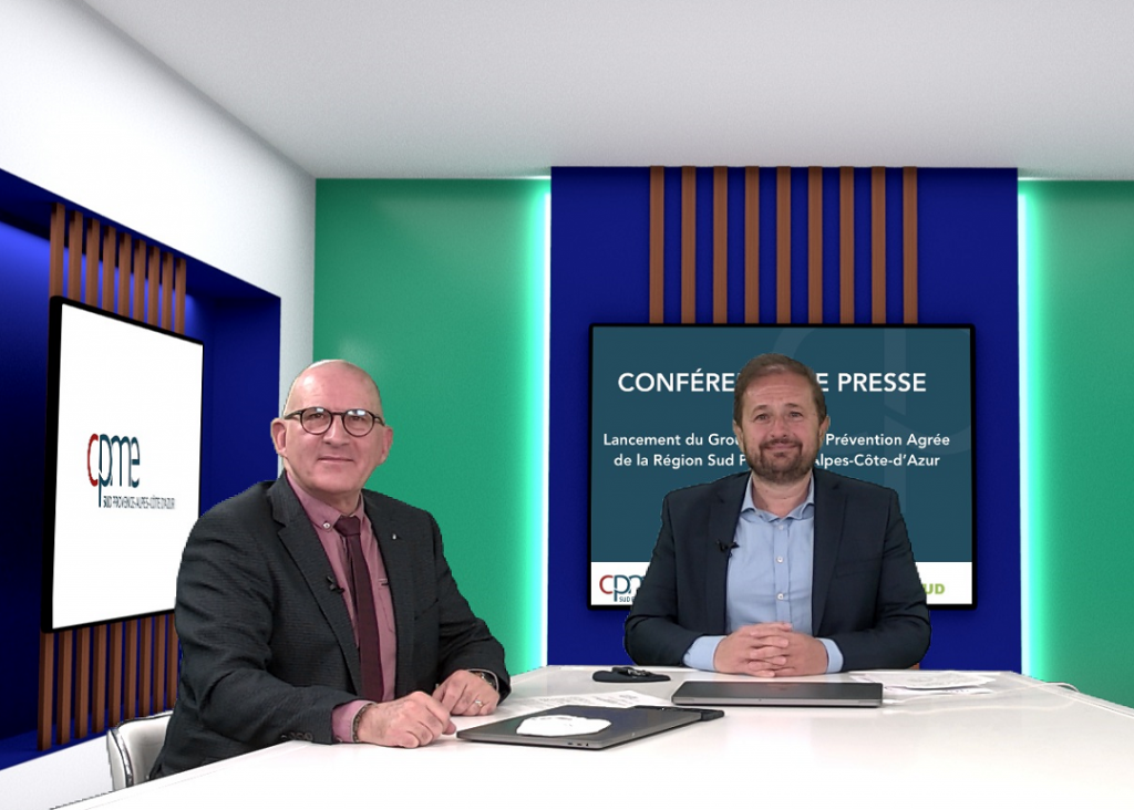 Alain Gargani, président de la CPME Sud, président du GPA Sud et Jean-Pierre PATOU, Expert-comptable, Commissaire aux comptes, Président de la CRCC AIix-Bastia, Trésorier du GPA Provence-Alpes-Cote d’Azur ©CPME13