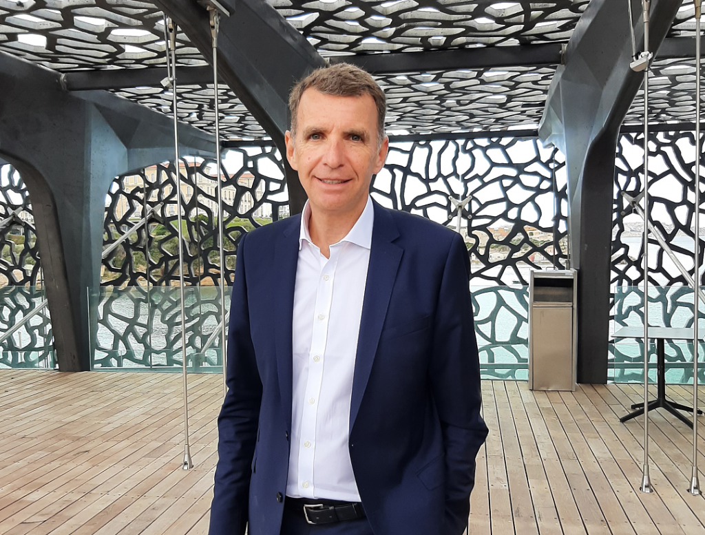 C'est au Mucem que Antoine Metzger, président de NGE, a dressé le bilan 2020 du Groupe © Bruno Angelica