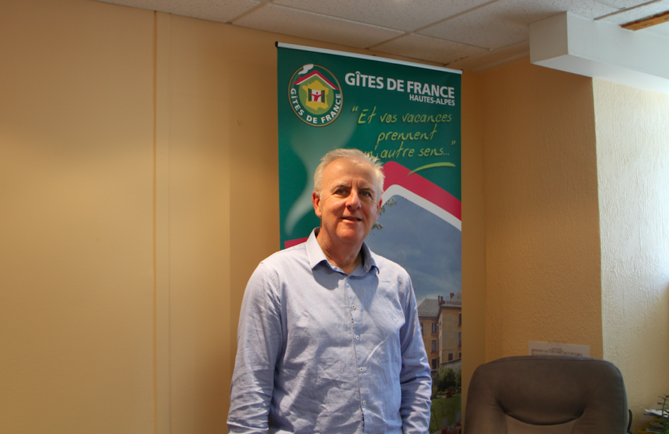 Thierry Hours, directeur des Gîtes de France des Hautes-Alpes et des Alpes-de-Haute- Provence ©AG