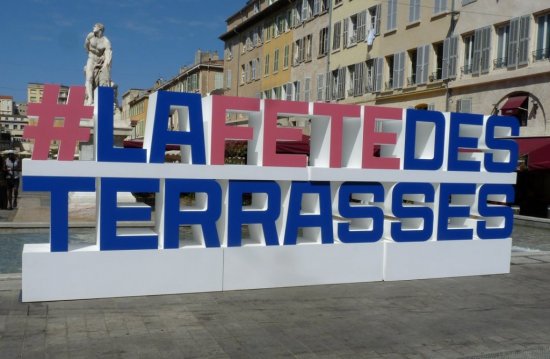 Les terrasses de Provence-Alpes-Côte d’Azur seront en fête le 1er juillet (Photo Patricia Maillé-Caire)