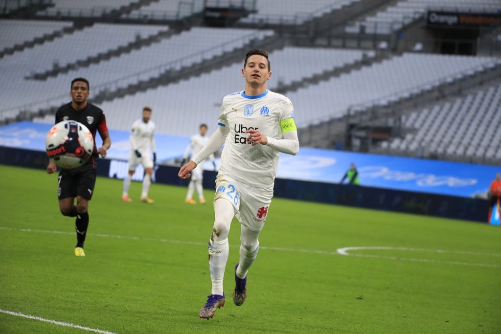 Florian Thauvin ne participe pas à l’Euro mais il portera le maillot bleu aux JO. (Photo Archives/Wallis.fr)