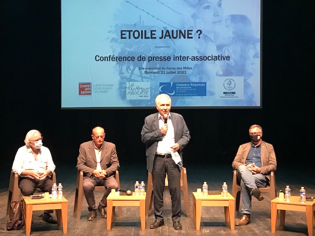 Alain Chouraqui entouré de Bruno Huss, Yannick Gallien et Hervé Liberman © Joël Barcy