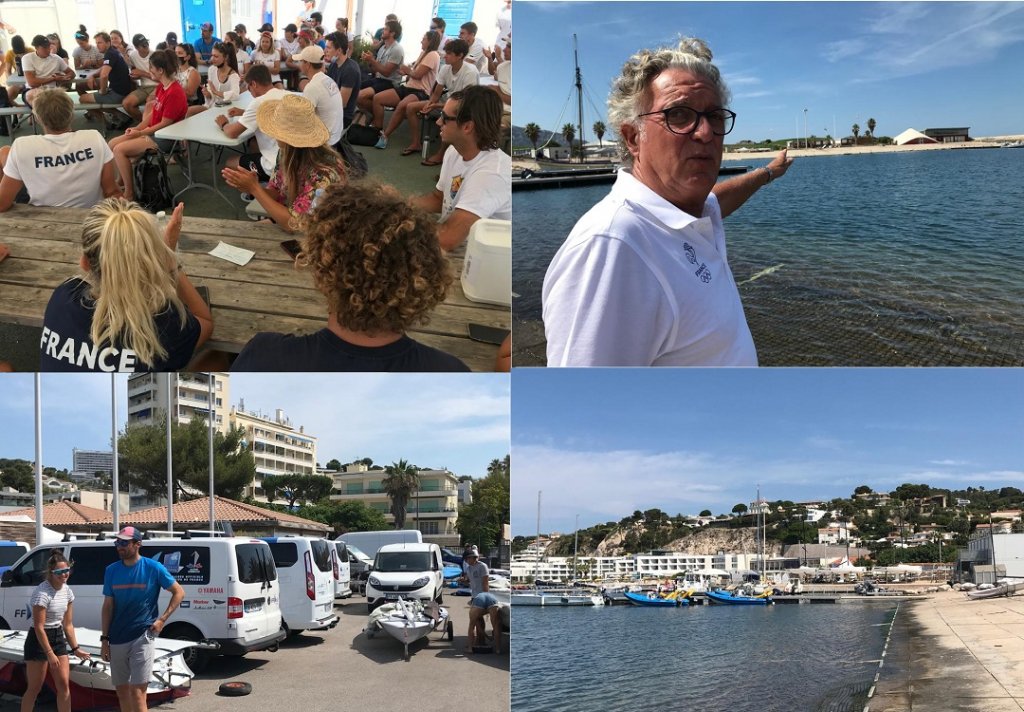 Arrivée des équipes de France de voile jeunes au centre de voile du Roucas Blanc (Photos Joël Barcy)