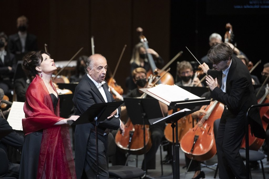 Marina Rebeka, Leo Nucci et Daniel Rustioni (Photo Vincent Beaume)