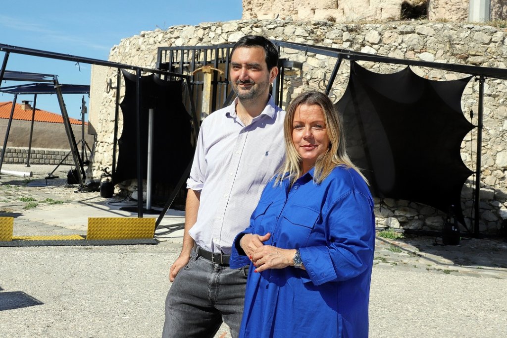 Les organisateurs Alexandre Barthélémy et Stéphanie Ragu, présidente de Medinsoft au Fort d'Entrecasteaux ©Medinsoft