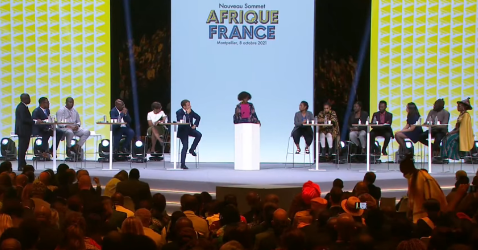 Débat exceptionnel et sans filtre entre le président de la république et 11 pépites africaines (Photo capture d'écran)