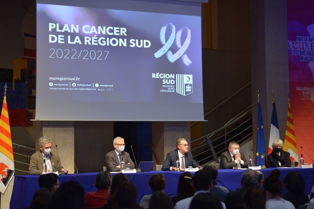 Renaud Muselier entouré de Daniel Nizri, Philippe De Mester, Pascal Barbry et de Brigitte Seradour ©Yann Bouvier