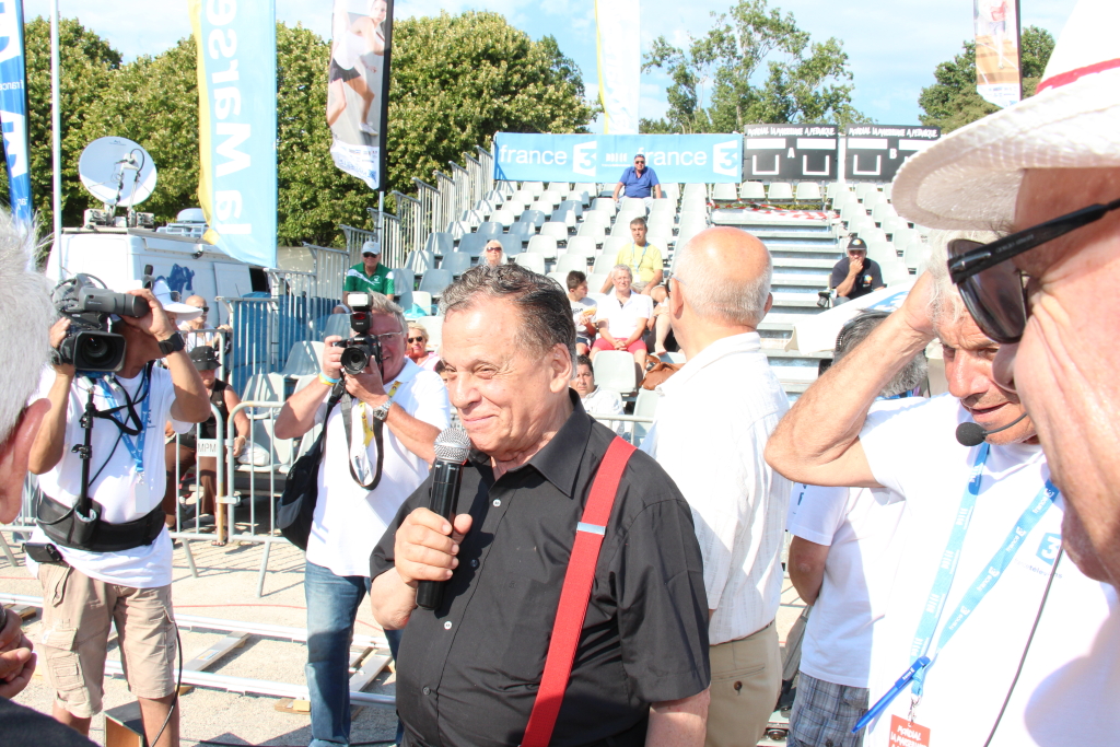 Michel Montana à son Mondial la Marseillaise à pétanque © Philippe Maillé