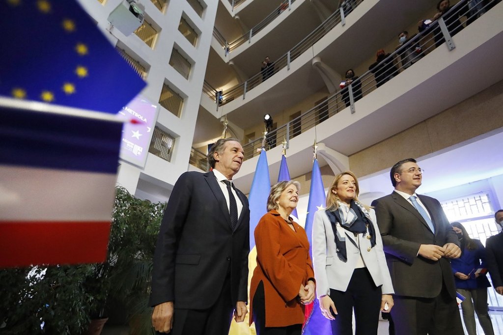 Renaud Muselier, Elisa Ferreira, Roberta Metsola, Apostolos Tzitzikostas ©Florent Gardin